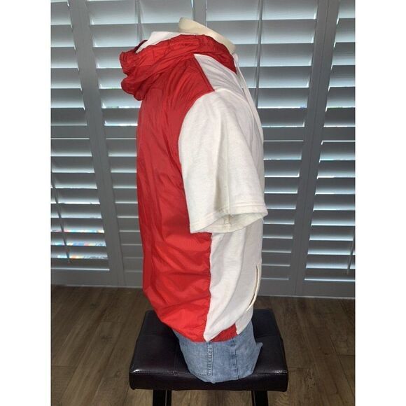 ALIFE New York Pullover White Red Hoodie Sweatshirt Large RARE Short Sleeve - Picture 9 of 11